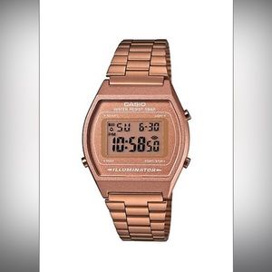 Casio Vintage Illuminator watch rose gold